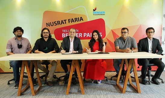 Photo_Berger Teams Up With Nusrat Faria