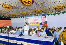 দক্ষিণখানের জামতলায় দলীয় লিফলেট বিতরণ ও উঠান বৈঠক