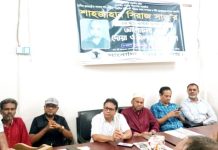 টঙ্গীতে সাংবাদিক শাহজাহান সিরাজ সাজু’র দ্বিতীয় মৃত্যুবার্ষিকী পালন
