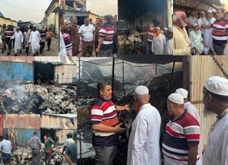 টঙ্গীতে তুলার গুদামে ভয়াবহ অগ্নিকান্ড