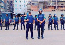 ঢাকায় একযোগে পুলিশের ‘বড় মহড়া’