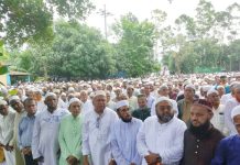 শ্রীপুর পৌর সভার সাবেক মেয়র আনিছুর রহমানের জানাজায় মানুষের ঢল